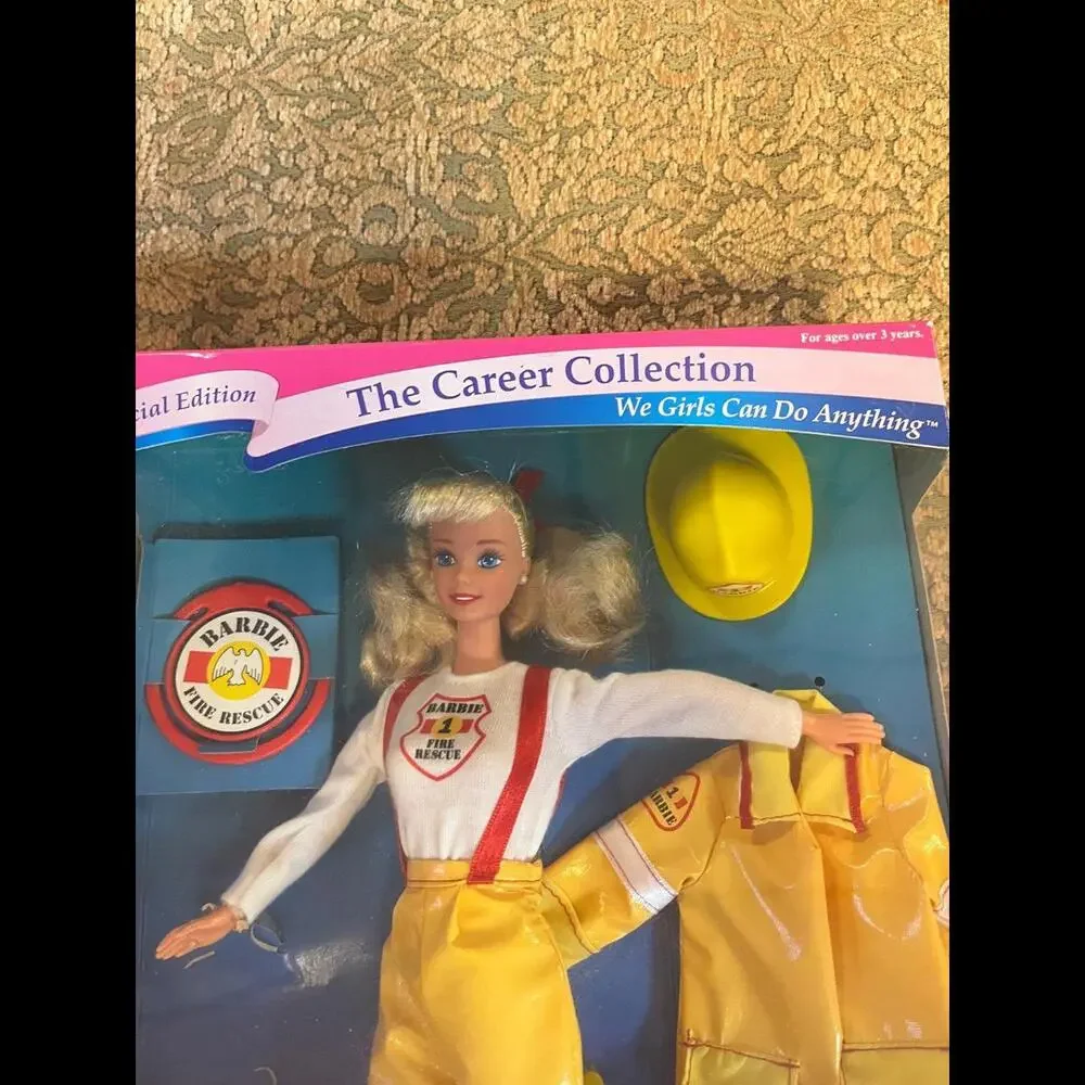 1994 Barbie Career Collection FIRE‎ FIGHTER BARBIE Doll  Special Edition Mattel